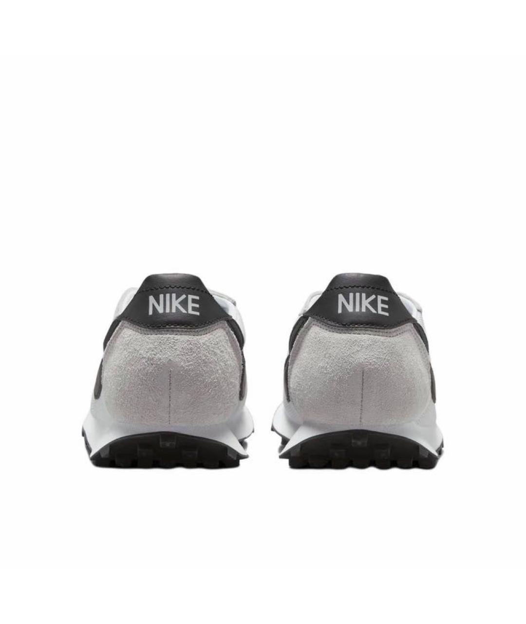NIKE Белые текстильные низкие кроссовки / кеды, фото 4