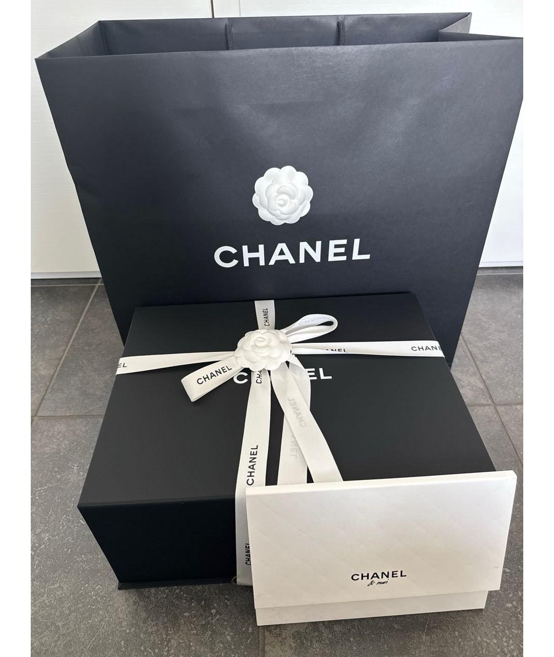 CHANEL Черная кожаная сумка через плечо, фото 8