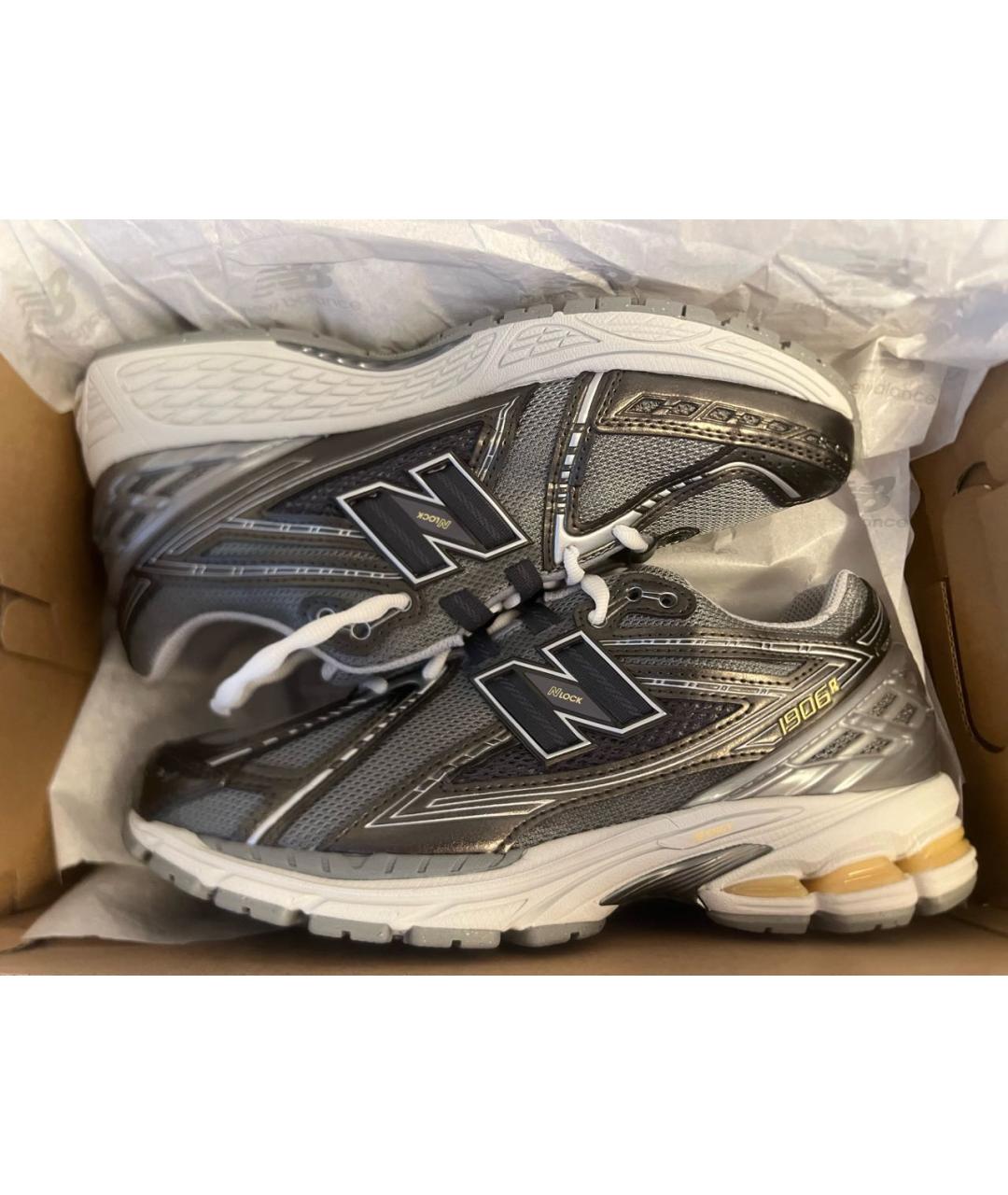 NEW BALANCE Серые кроссовки, фото 3