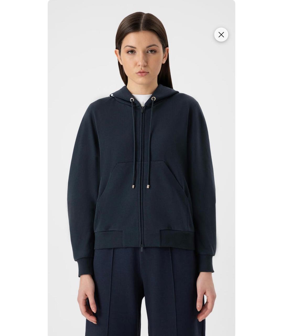 MAX MARA Темно-синий хлопковый спортивные костюмы, фото 2