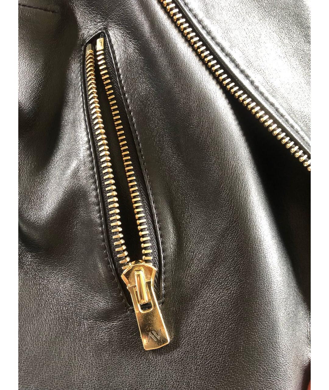 ALEXANDRE VAUTHIER Черная кожаная куртка, фото 6