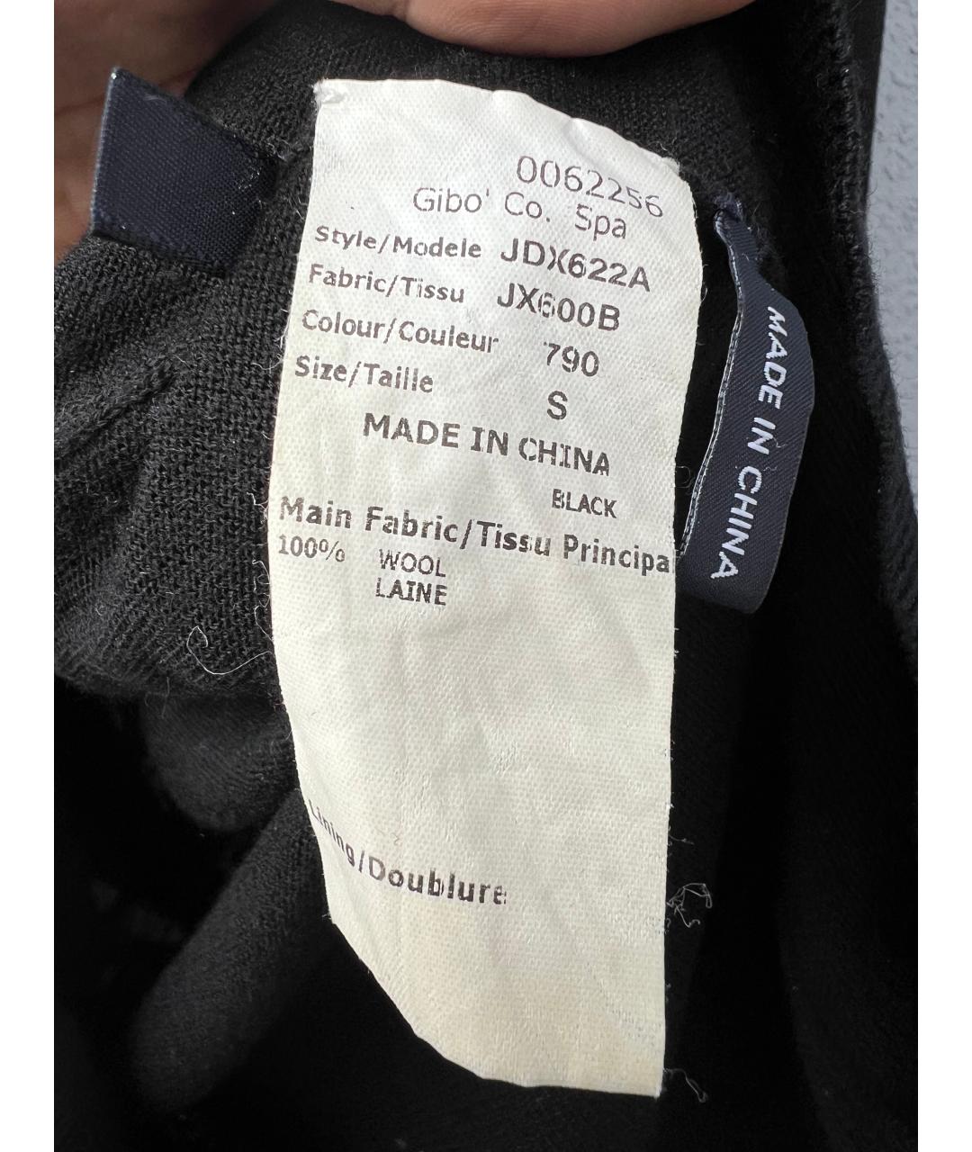 JIL SANDER Черная шерстяная водолазка, фото 4