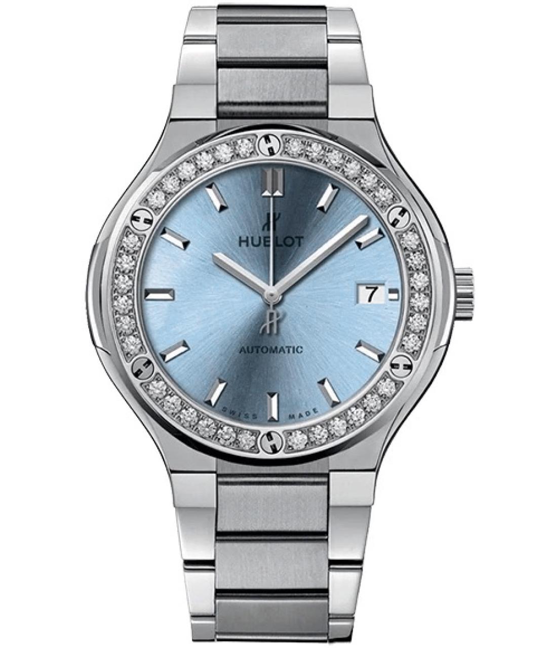 HUBLOT Голубые часы, фото 1