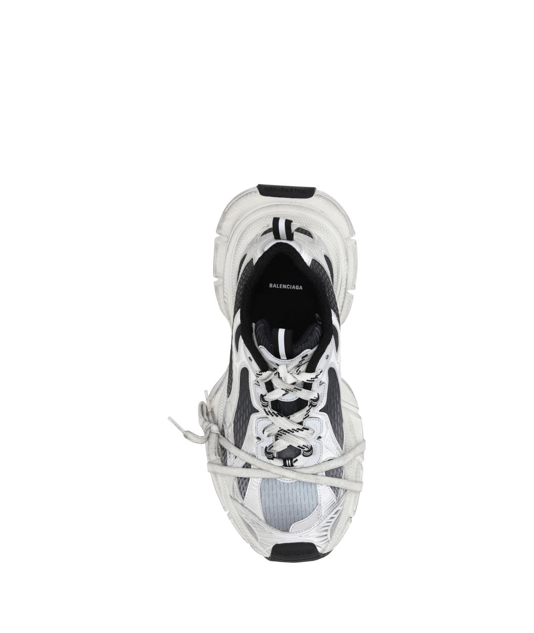 BALENCIAGA Серые синтетические низкие кроссовки / кеды, фото 4