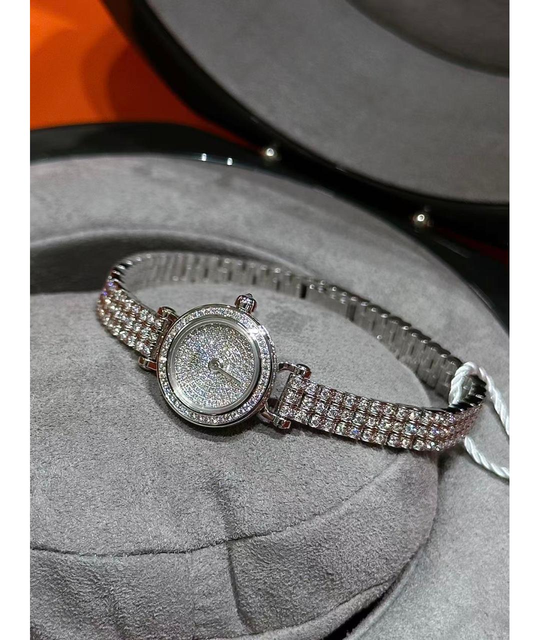 HERMES Серебряные часы из белого золота, фото 3