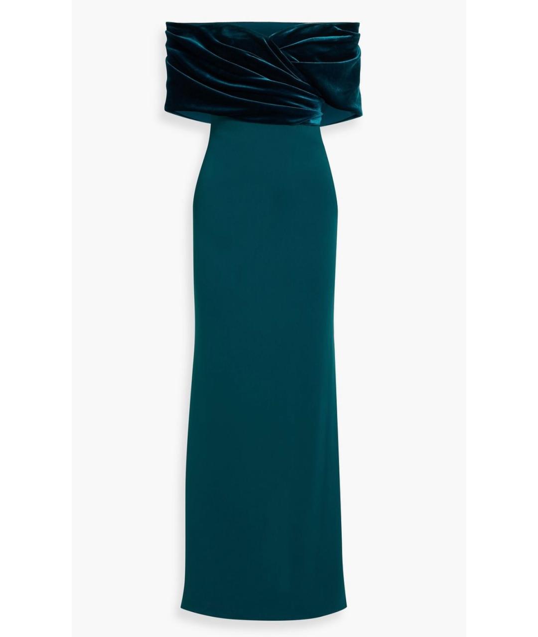 BADGLEY MISCHKA Зеленое полиэстеровое коктейльное платье, фото 4