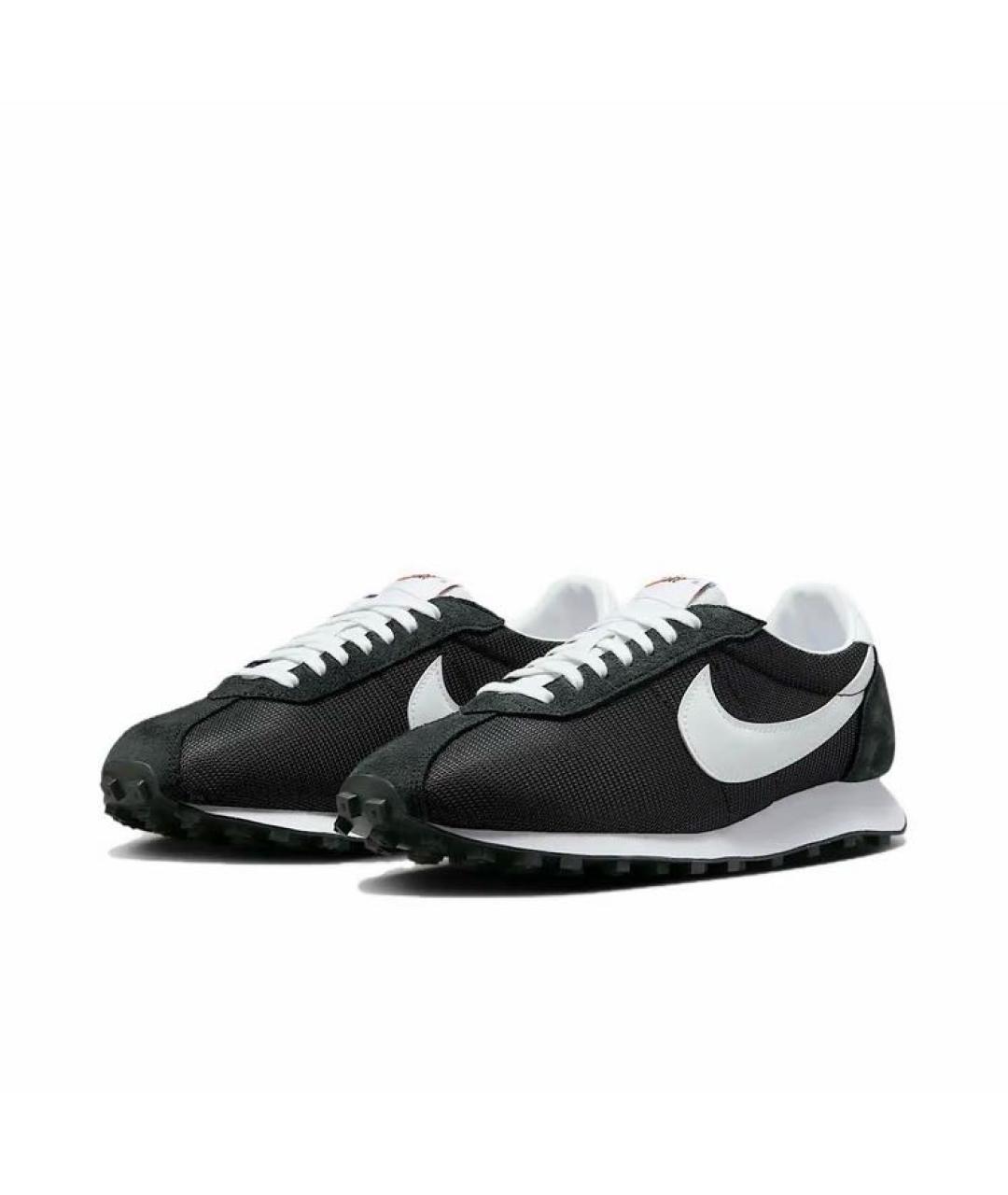 NIKE Черные текстильные низкие кроссовки / кеды, фото 2