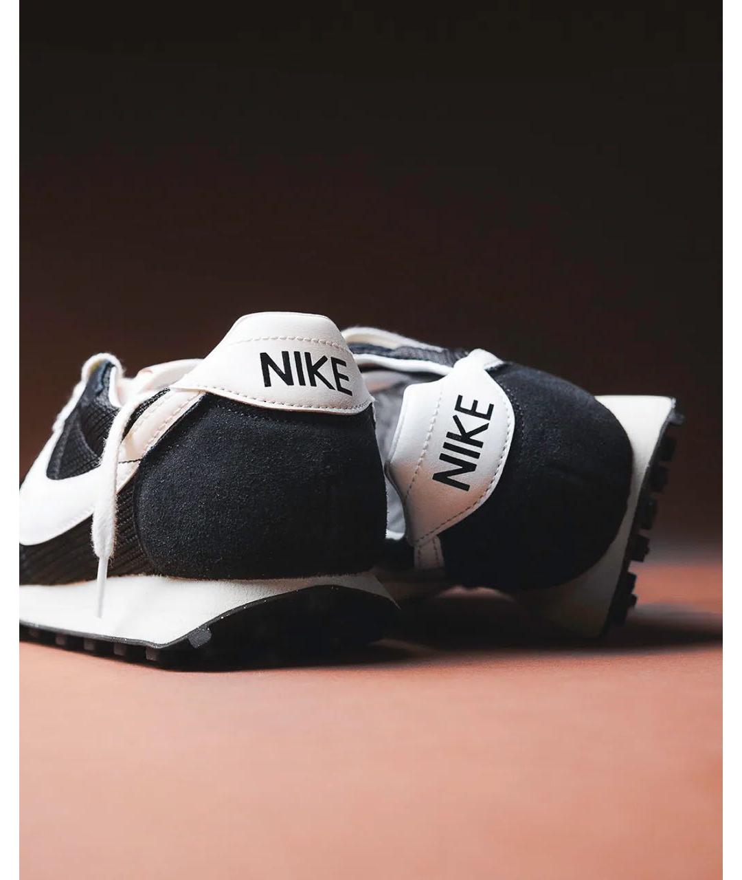 NIKE Черные текстильные низкие кроссовки / кеды, фото 7