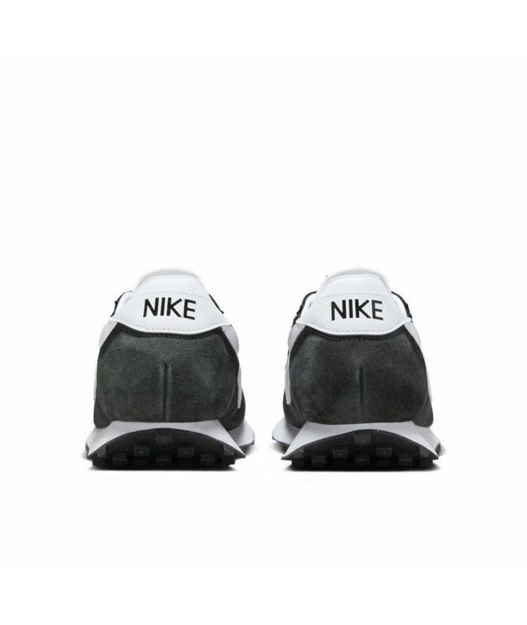 NIKE Черные текстильные низкие кроссовки / кеды, фото 4