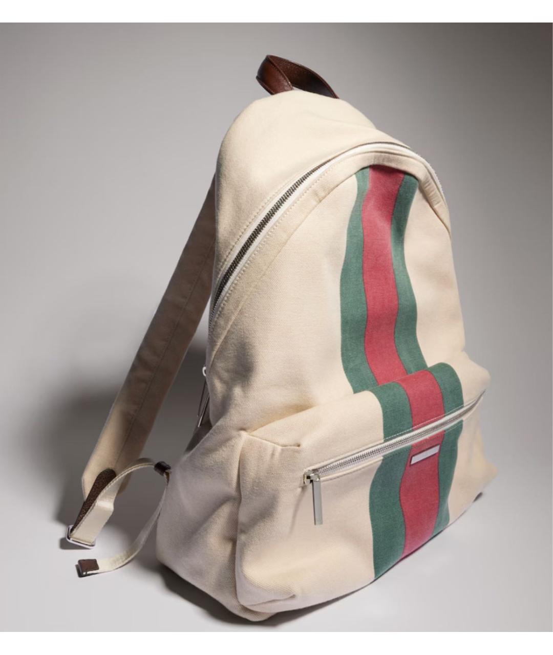 GUCCI Бежевый рюкзак, фото 3