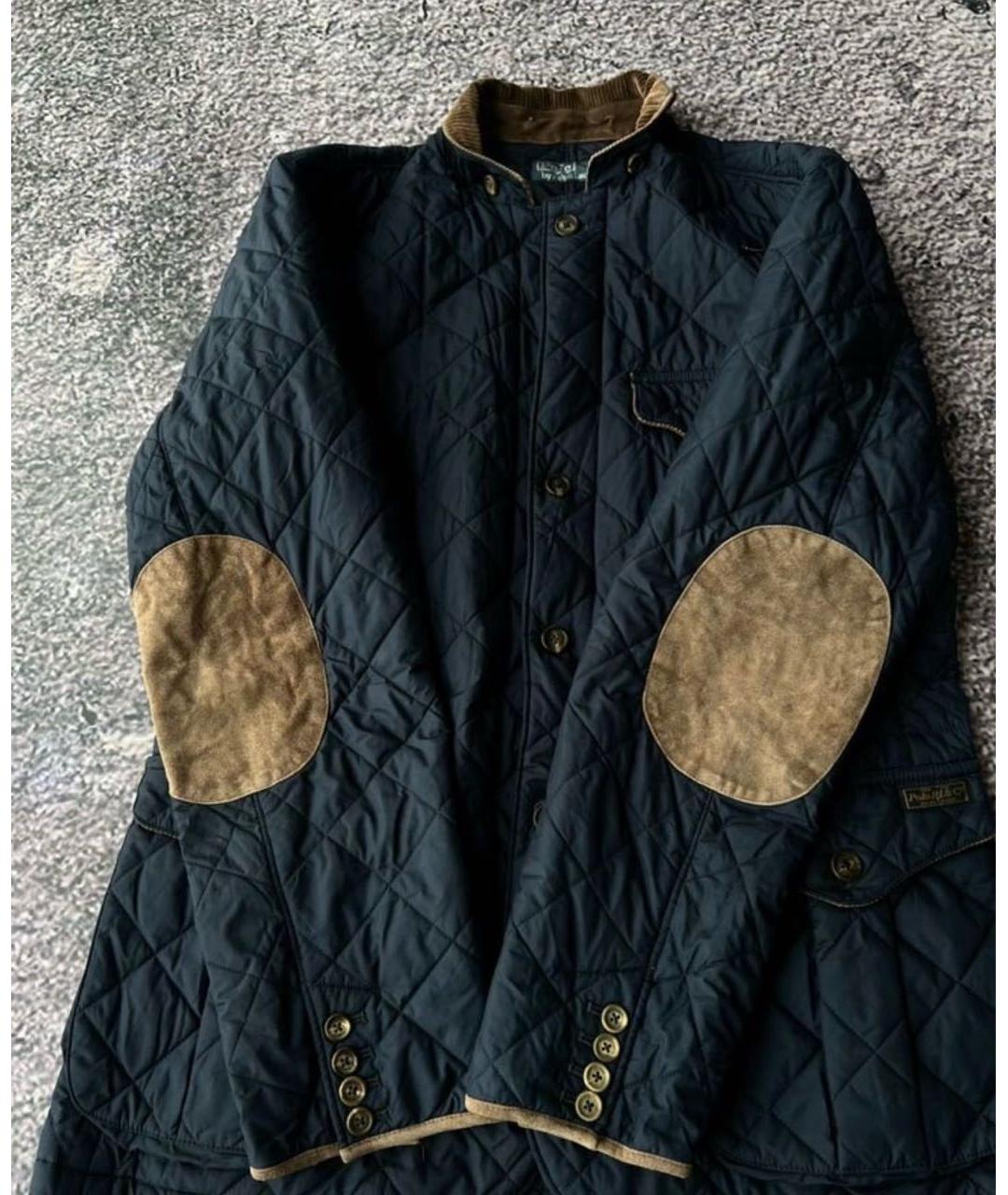 POLO RALPH LAUREN Темно-синяя полиамидовая куртка, фото 2