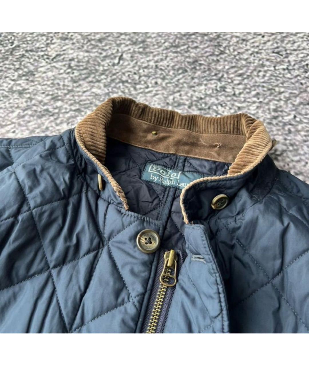 POLO RALPH LAUREN Темно-синяя полиамидовая куртка, фото 4