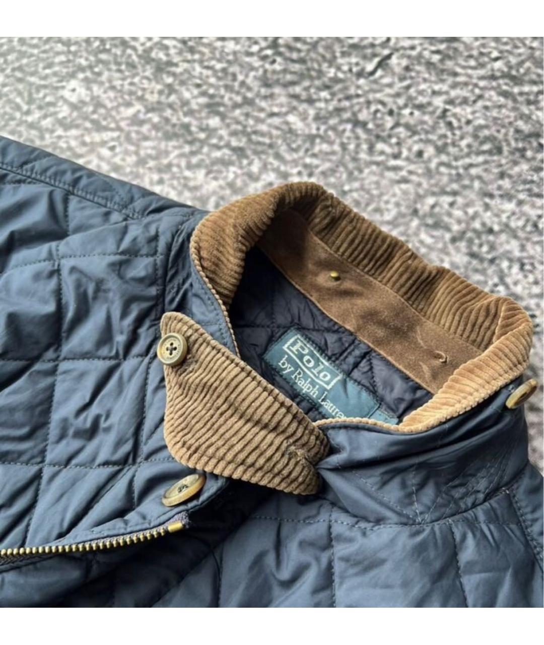 POLO RALPH LAUREN Темно-синяя полиамидовая куртка, фото 6