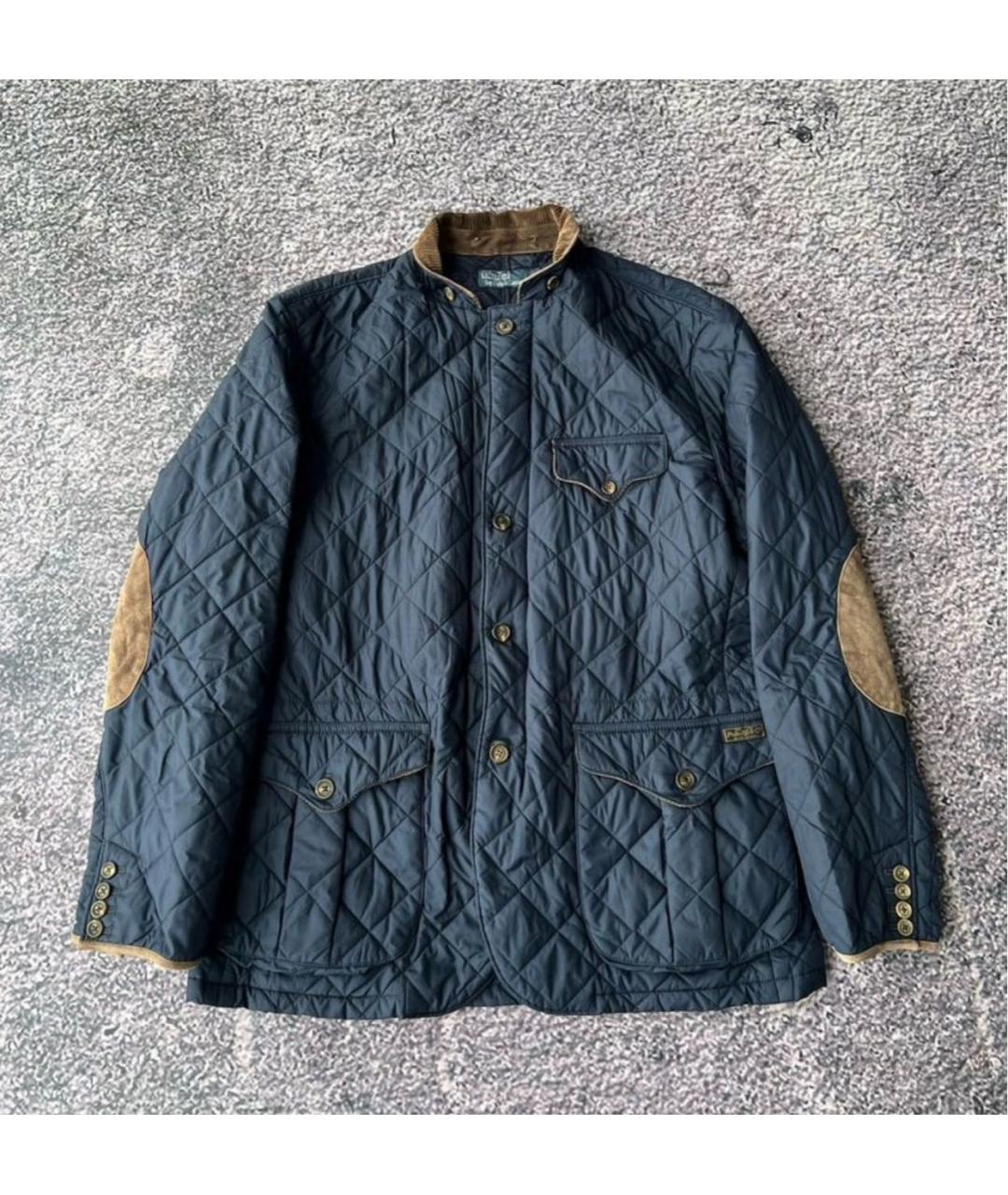 POLO RALPH LAUREN Темно-синяя полиамидовая куртка, фото 9