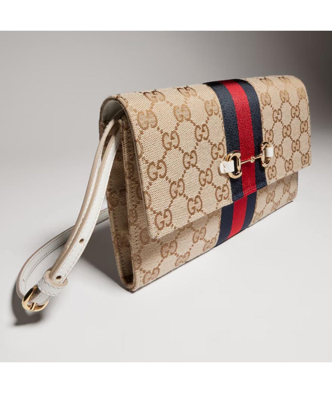 GUCCI Бежевая сумка с короткими ручками, фото 3