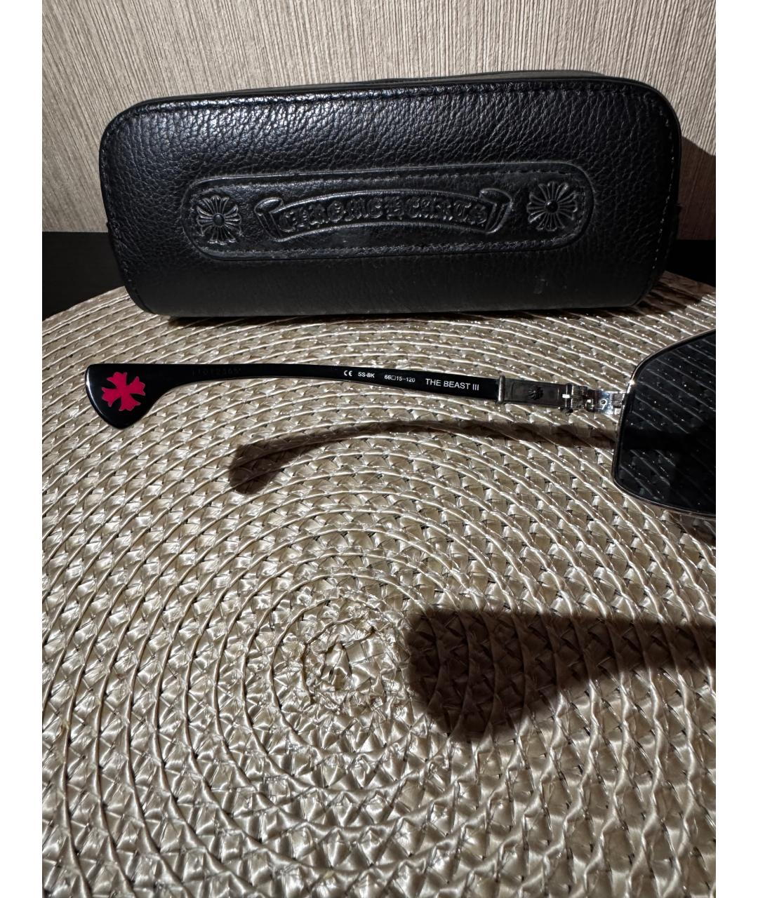 CHROME HEARTS Серебряные солнцезащитные очки, фото 2