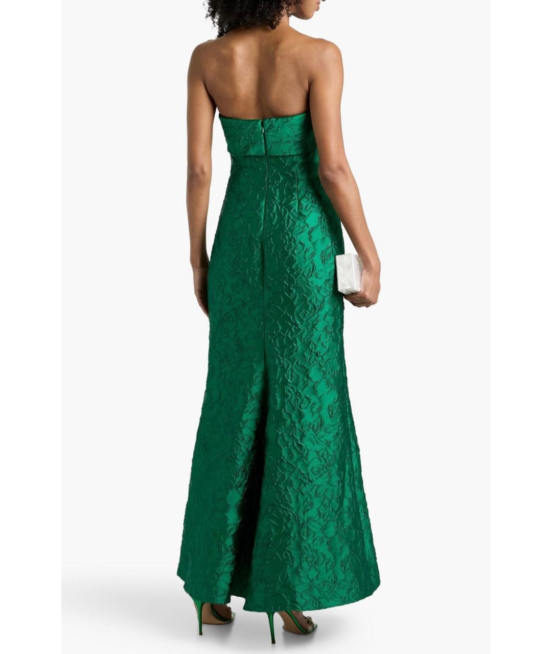BADGLEY MISCHKA Зеленое полиэстеровое вечернее платье, фото 3