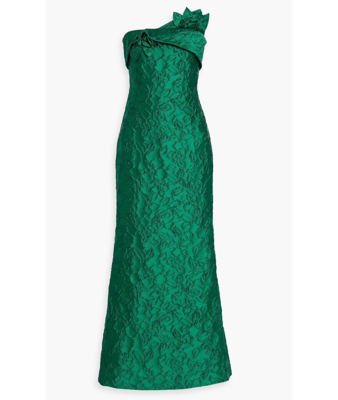 BADGLEY MISCHKA Зеленое полиэстеровое вечернее платье, фото 4