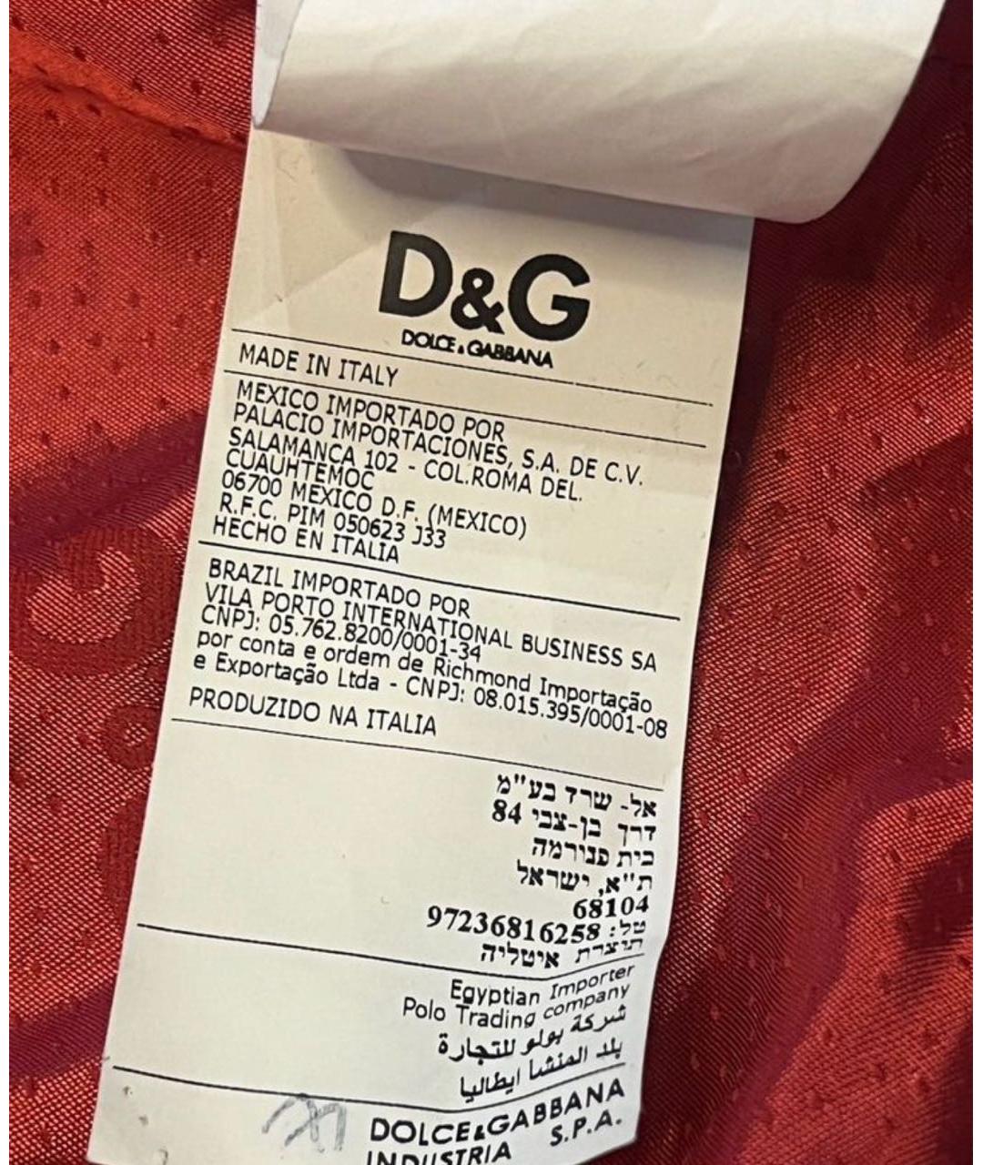 DOLCE&GABBANA Черный вискозный жакет/пиджак, фото 5