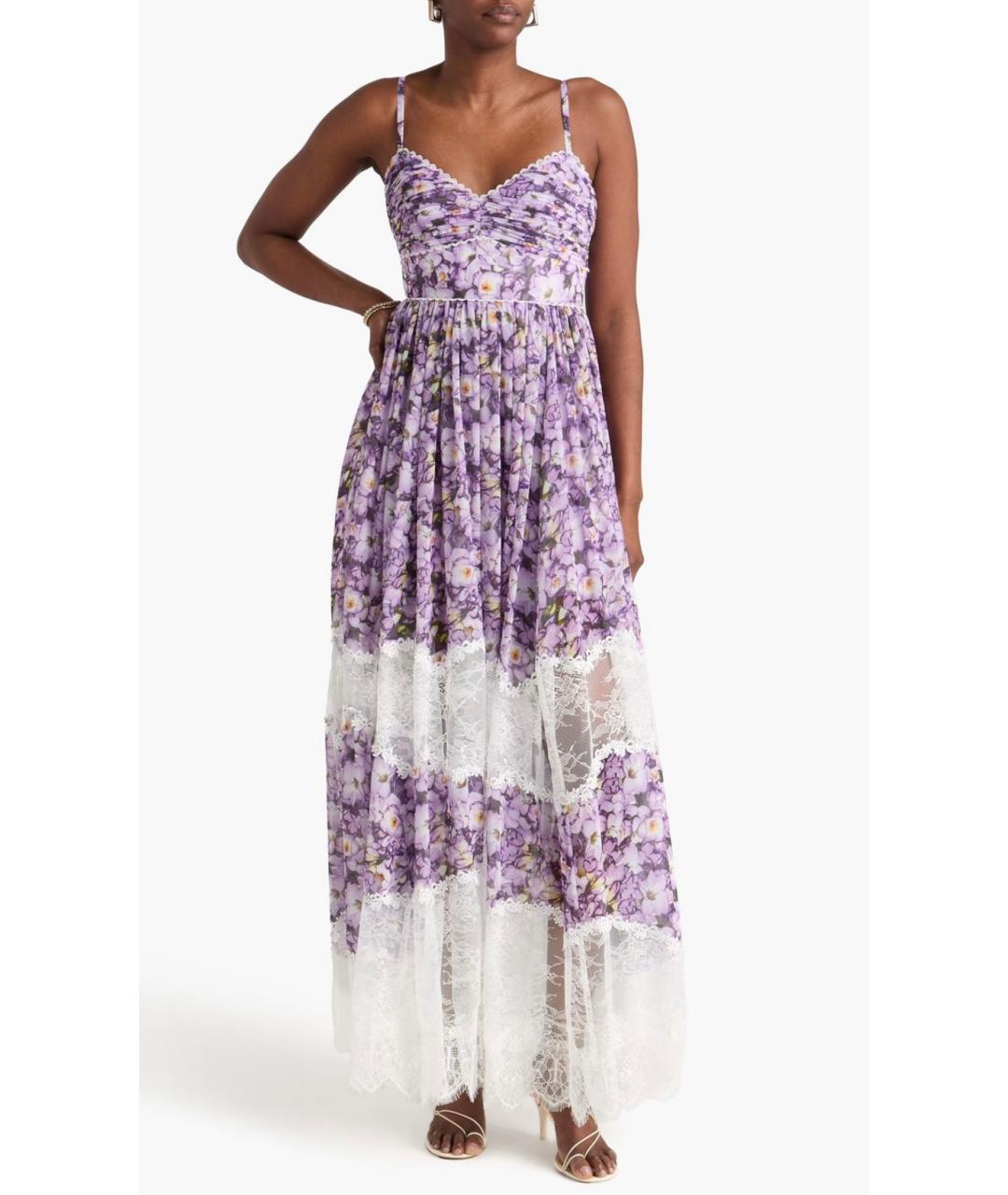 BADGLEY MISCHKA Фиолетовый полиэстеровый сарафан, фото 2