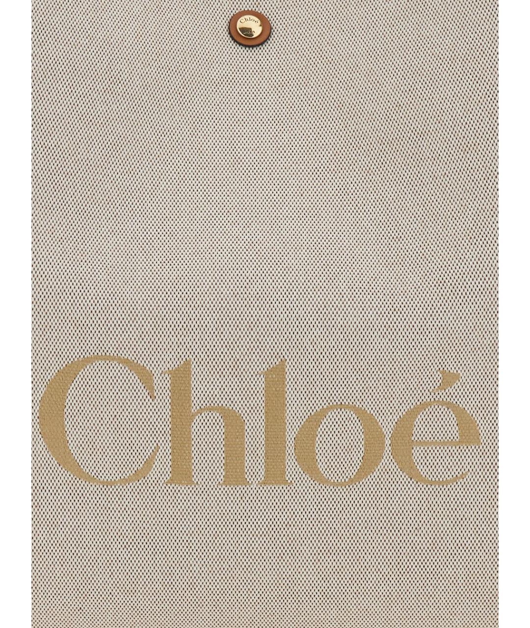 CHLOE Бежевая сумка тоут, фото 3