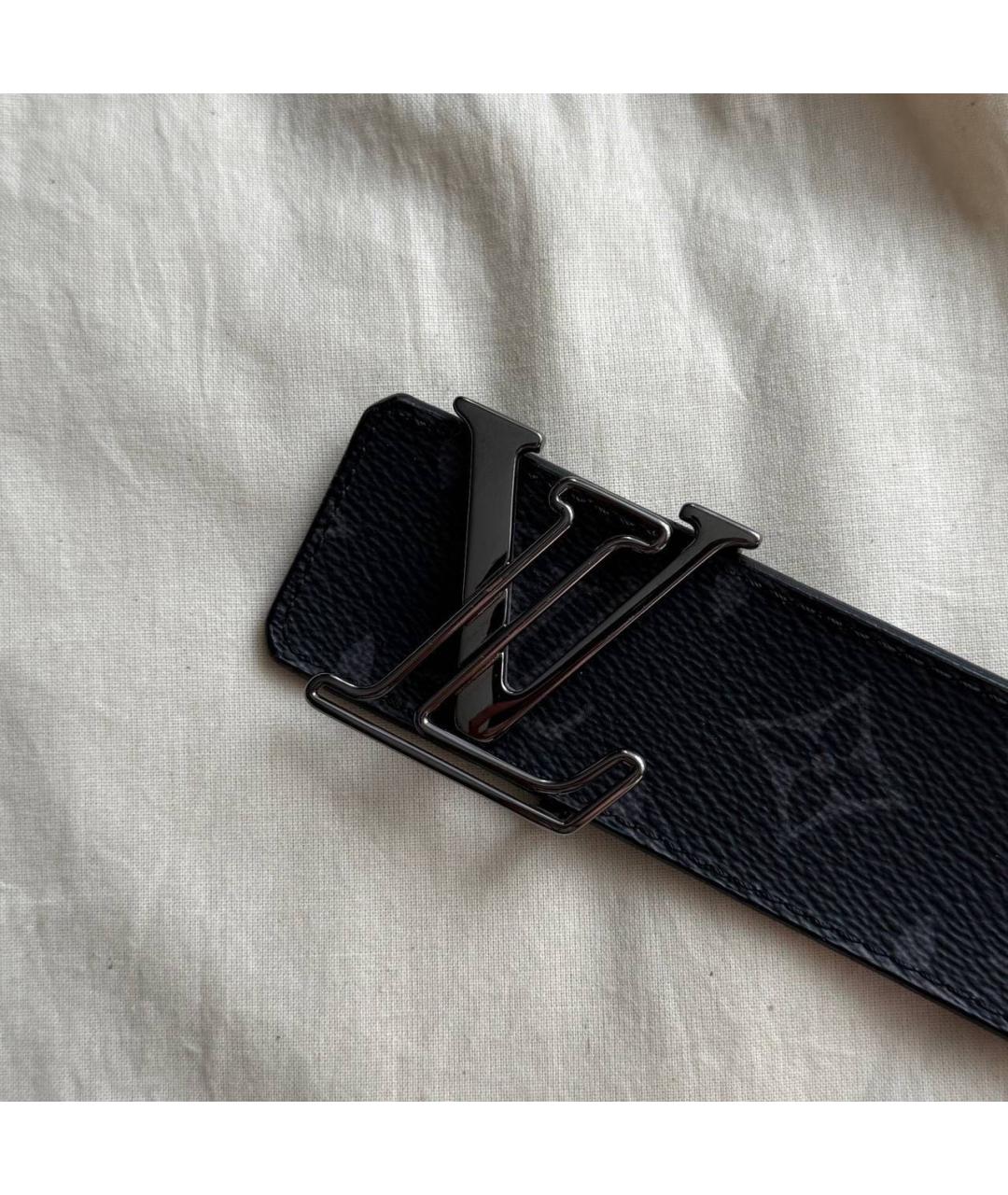 LOUIS VUITTON Черный ремень, фото 3