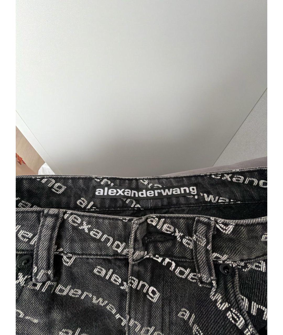 ALEXANDER WANG Черные деним шорты, фото 3