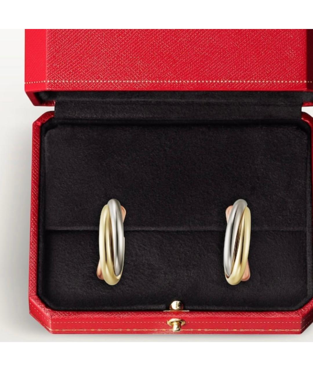 CARTIER Золотые серьги из желтого золота, фото 3