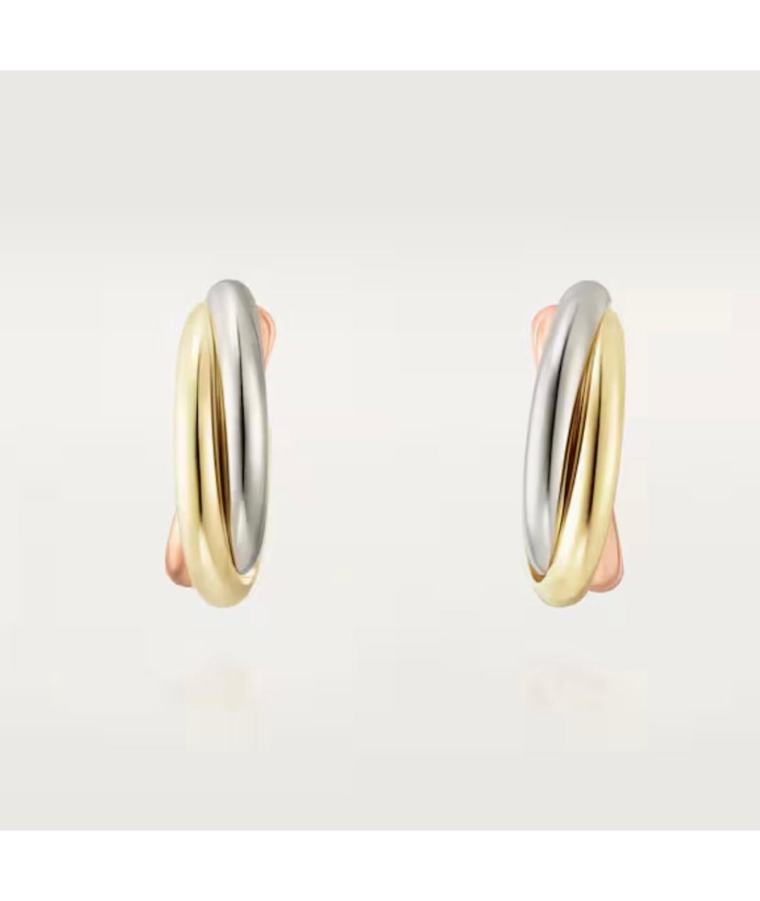 CARTIER Золотые серьги из желтого золота, фото 5