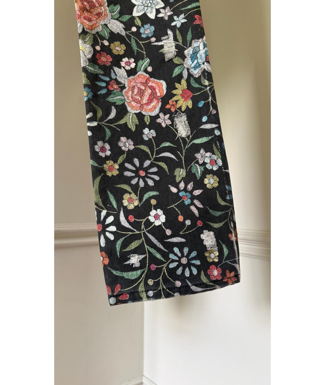 ROBERTO CAVALLI Мульти прямые брюки, фото 4