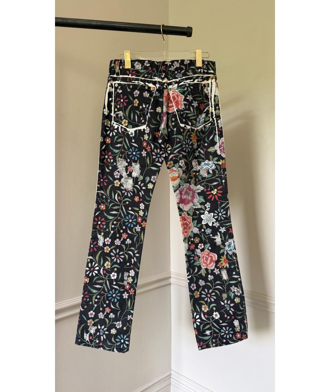 ROBERTO CAVALLI Мульти прямые брюки, фото 2