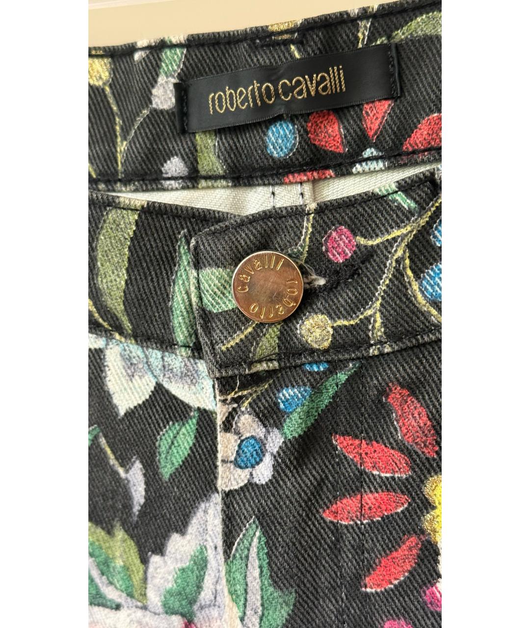 ROBERTO CAVALLI Мульти прямые брюки, фото 7