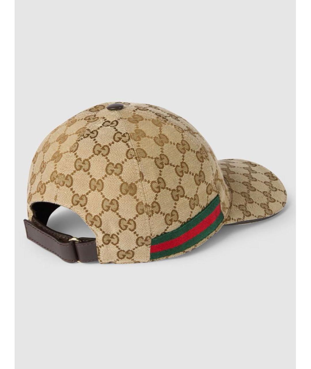 GUCCI Бежевая кепка, фото 5
