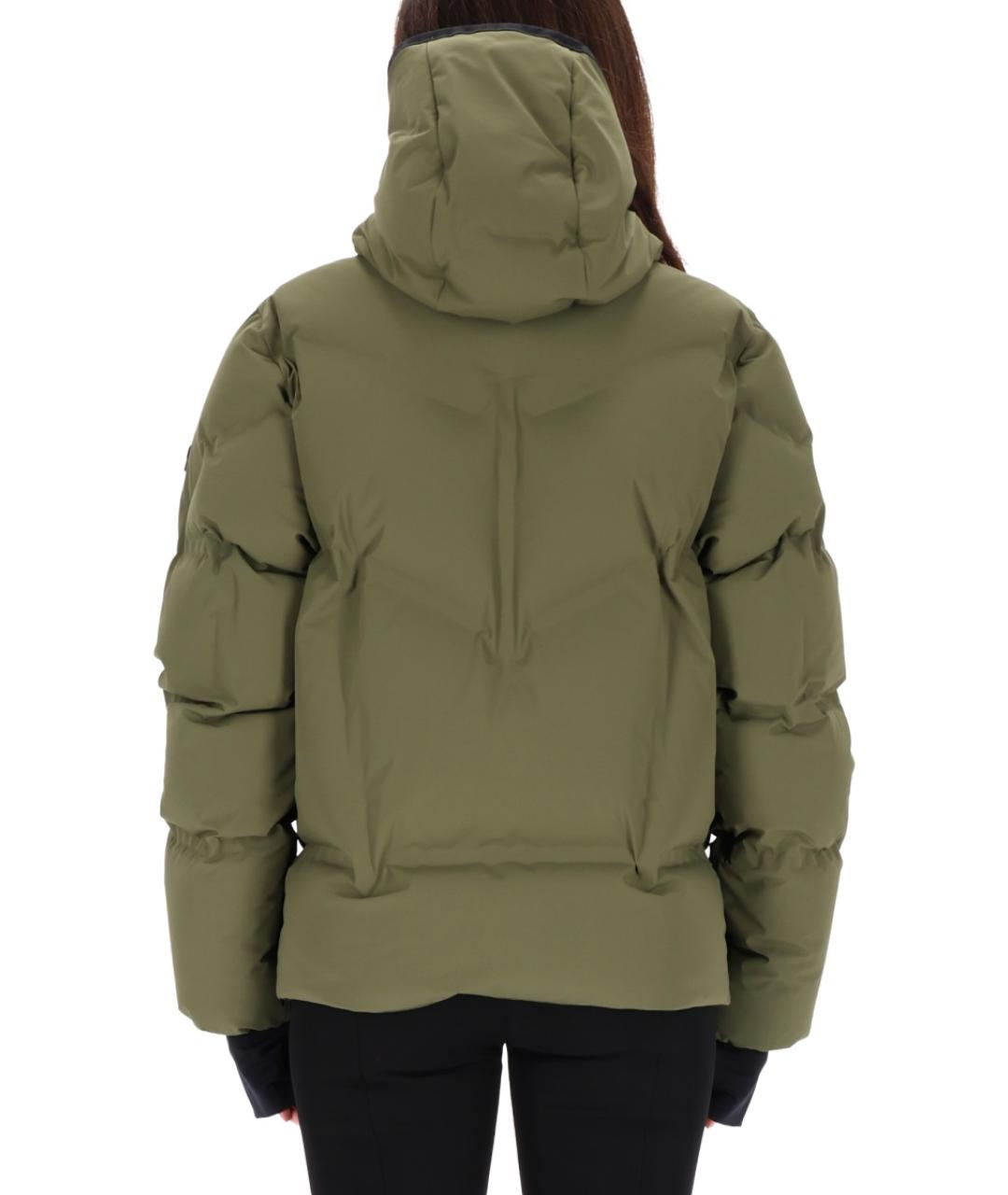MONCLER GRENOBLE Зеленая полиамидовая куртка, фото 3