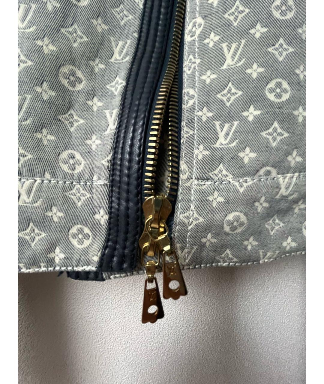 LOUIS VUITTON Голубая хлопковая куртка, фото 6