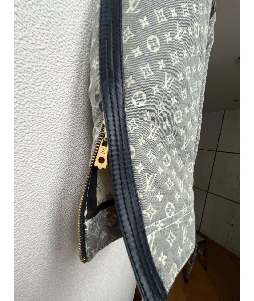 LOUIS VUITTON Голубая хлопковая куртка, фото 4