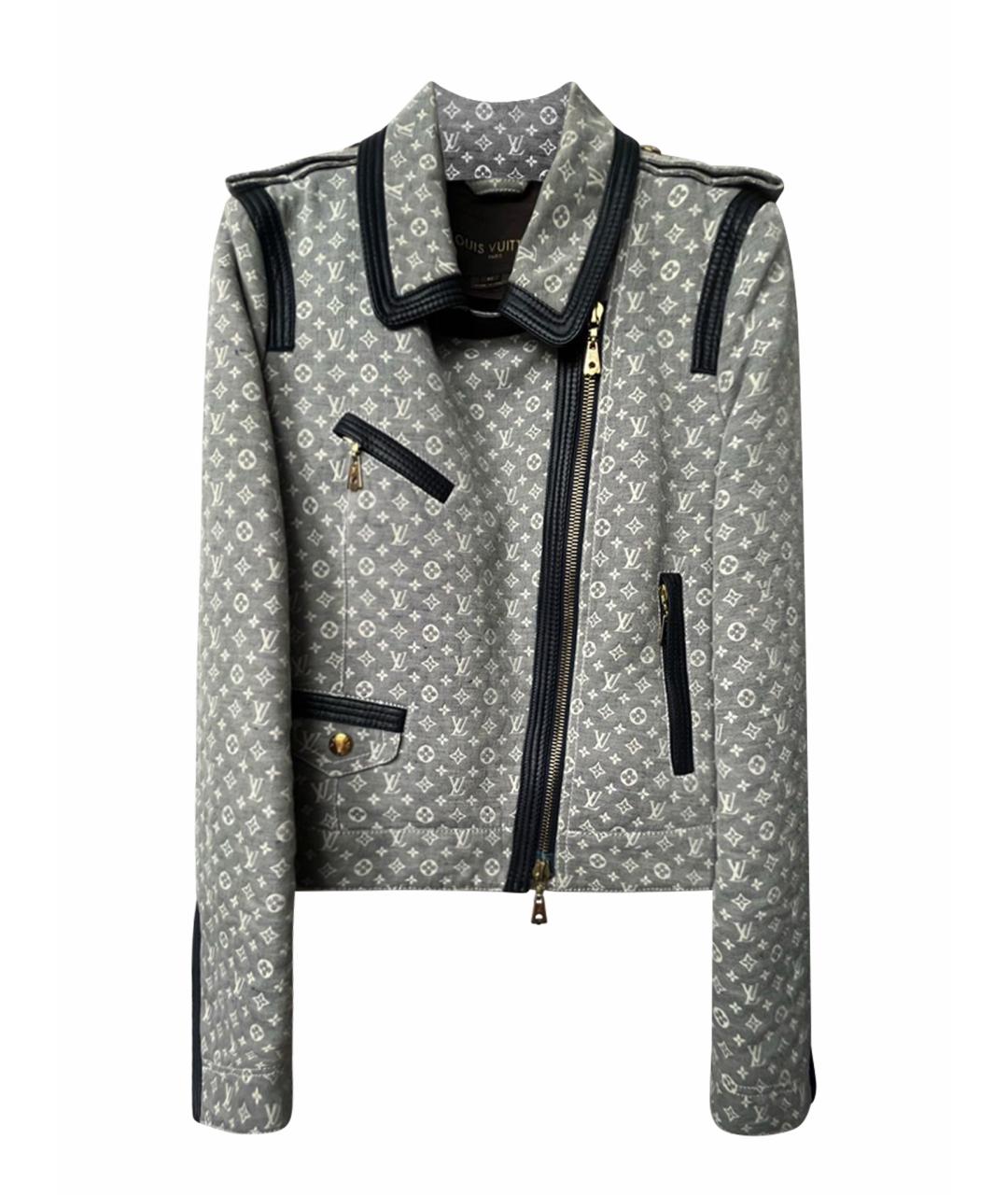 LOUIS VUITTON Голубая хлопковая куртка, фото 1