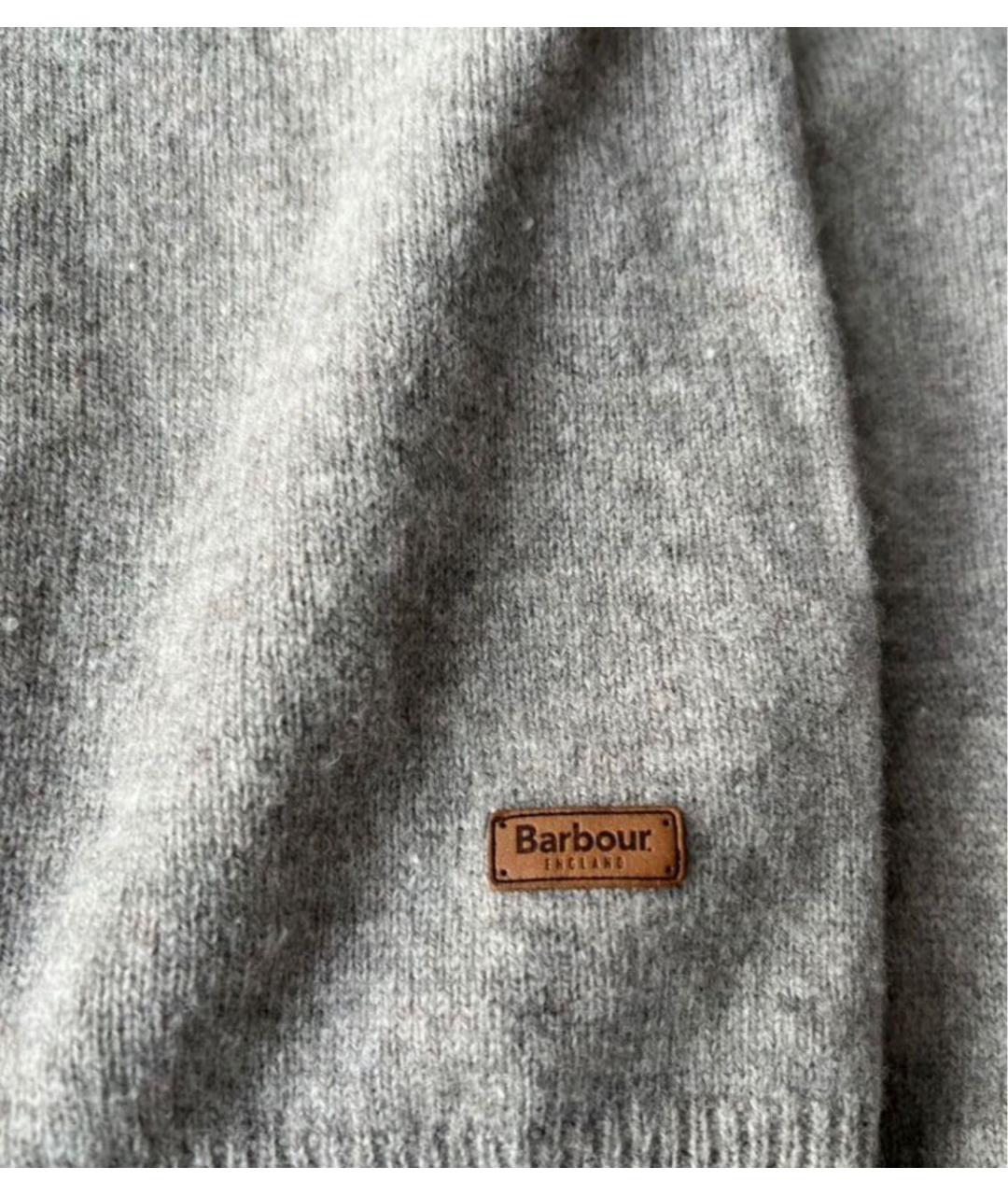 BARBOUR Бежевый шерстяной джемпер / свитер, фото 5