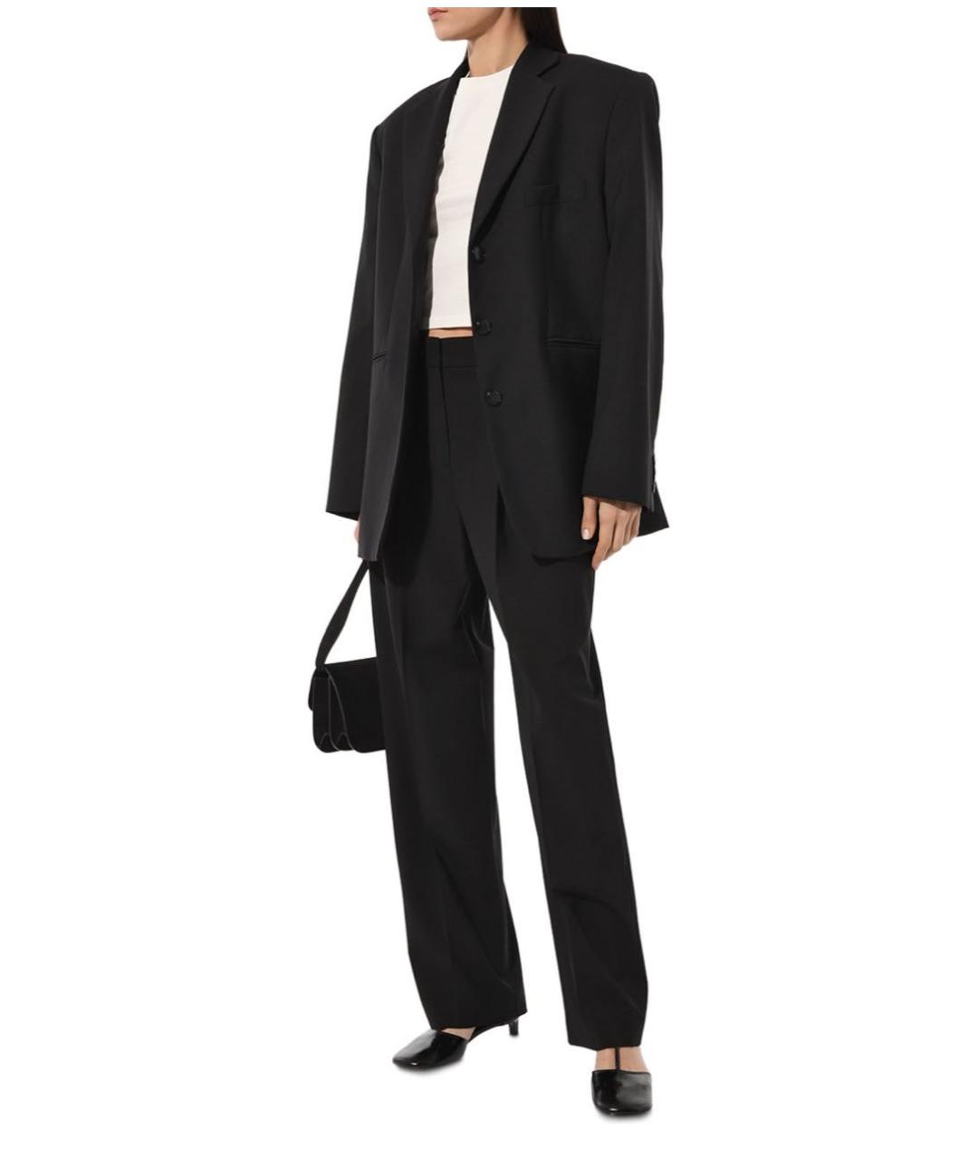 JIL SANDER Черные кожаные туфли, фото 3