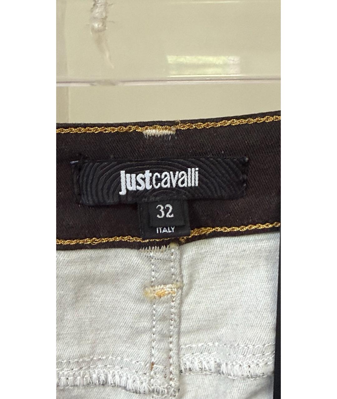 JUST CAVALLI Бежевые хлопковые прямые джинсы, фото 9