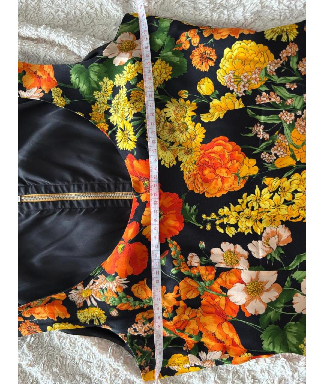 DOLCE&GABBANA Мульти шелковый сарафан, фото 3