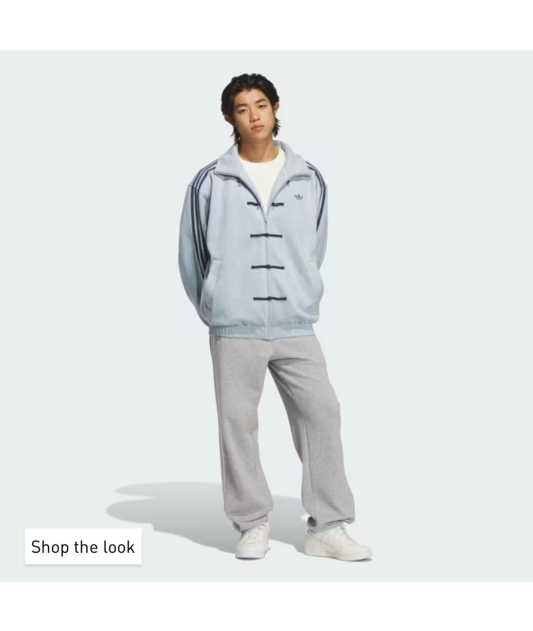 ADIDAS Голубая полиэстеровая куртка, фото 8