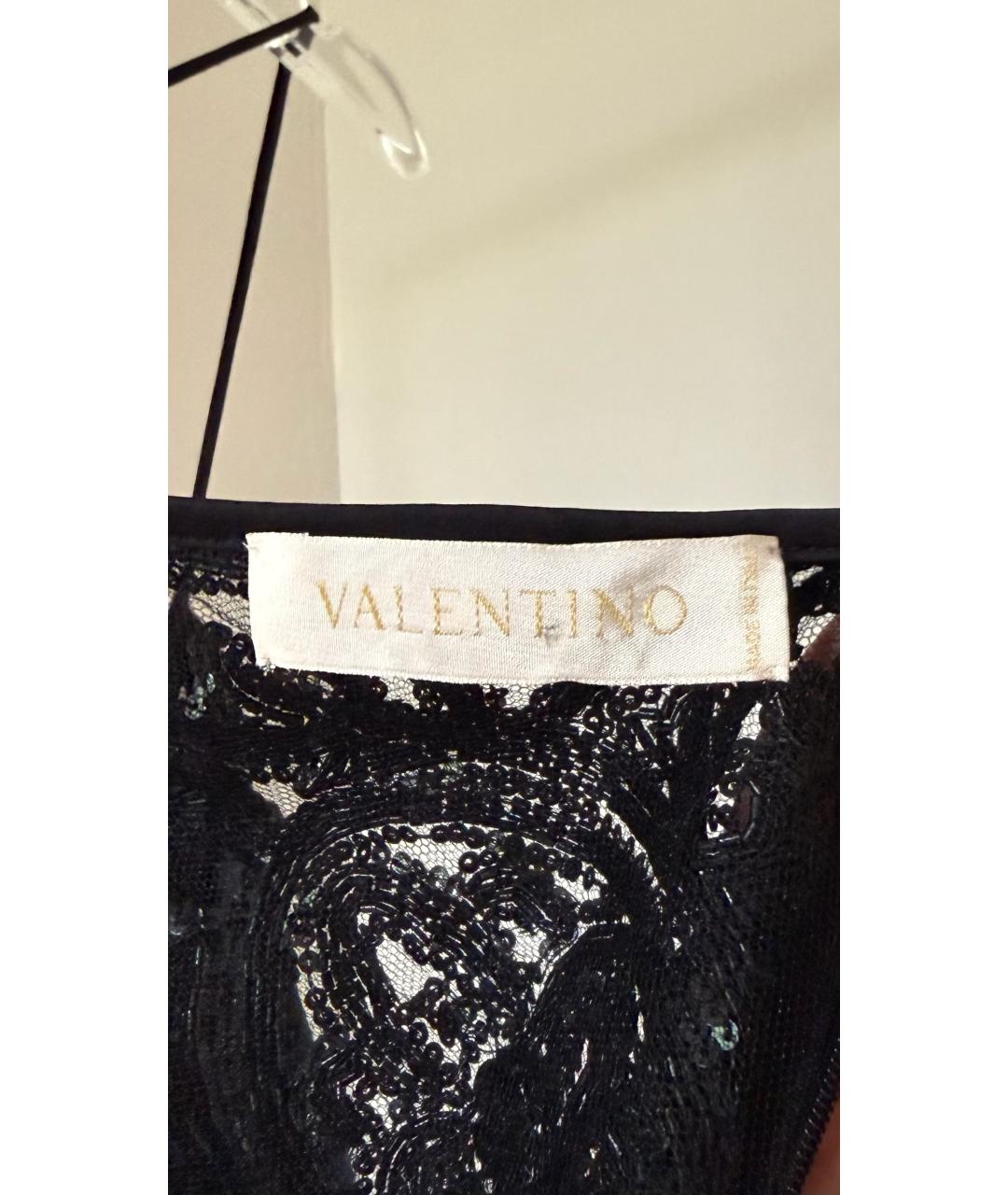 VALENTINO Черное вечернее платье, фото 3