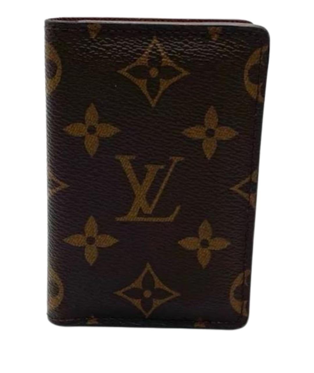 LOUIS VUITTON Коричневый кошелек, фото 1
