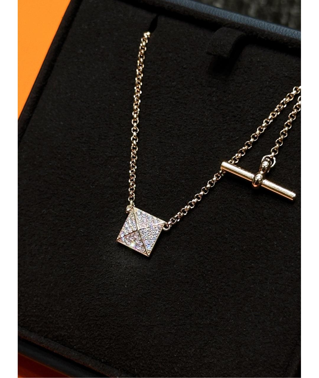 HERMES Золотое колье из розового золота, фото 2