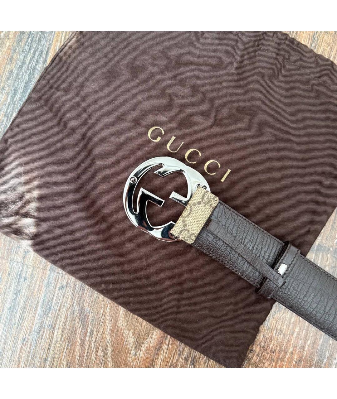 GUCCI Бежевый ремень, фото 4