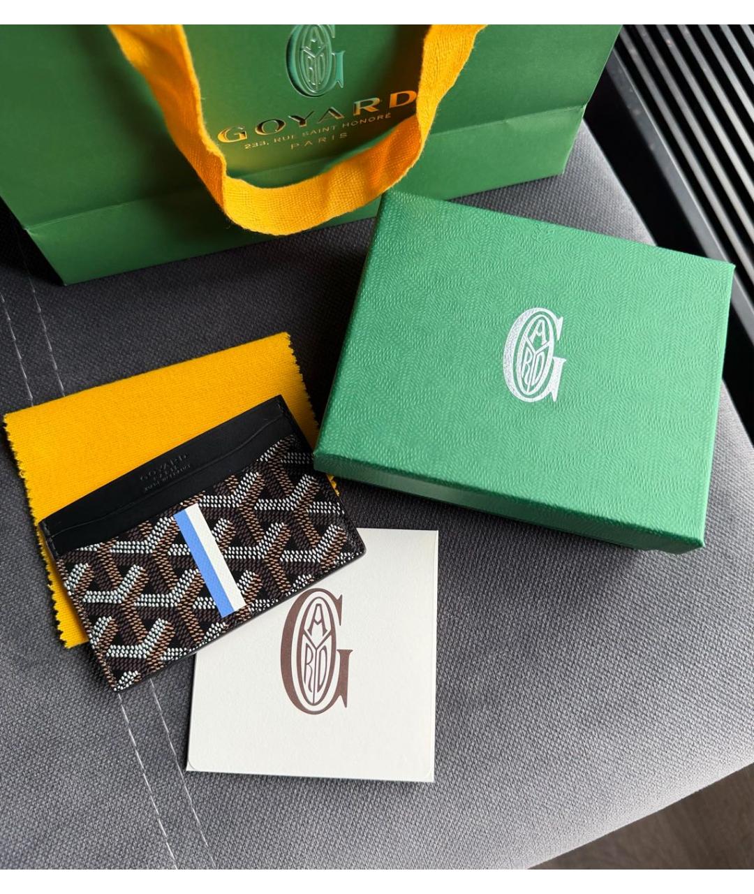 GOYARD Черный кардхолдер, фото 2