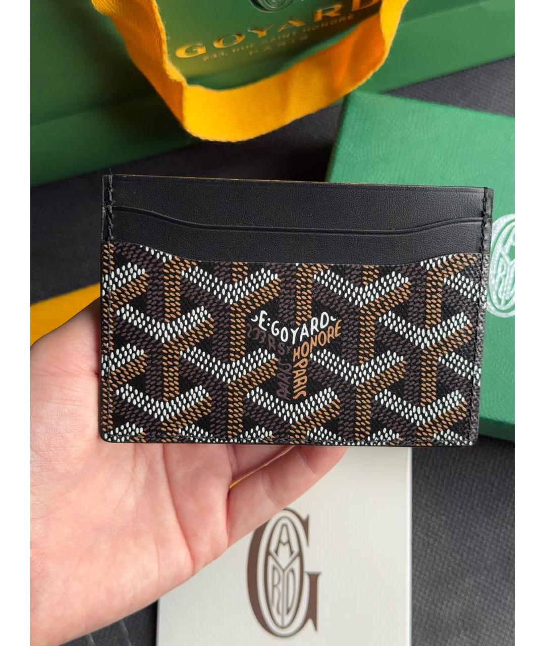 GOYARD Черный кардхолдер, фото 3