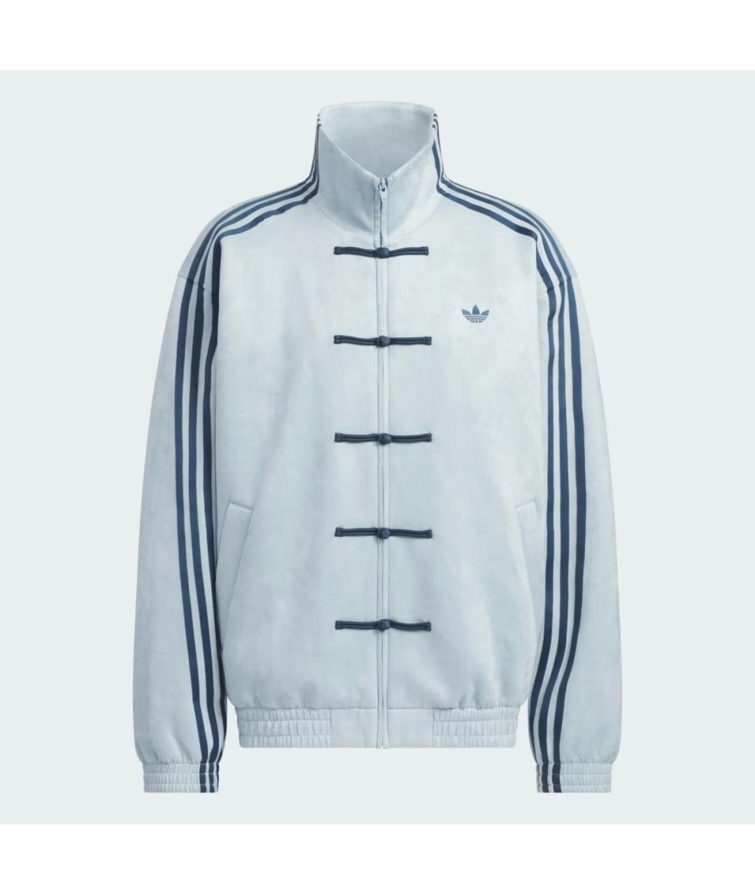 ADIDAS Голубая полиэстеровая куртка, фото 9