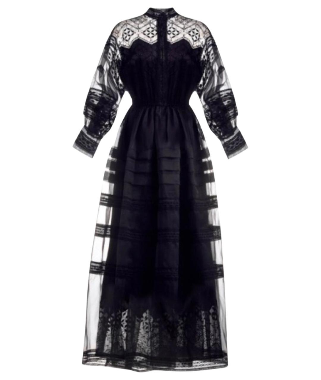 ERMANNO SCERVINO Черное полиэстеровое вечернее платье, фото 1